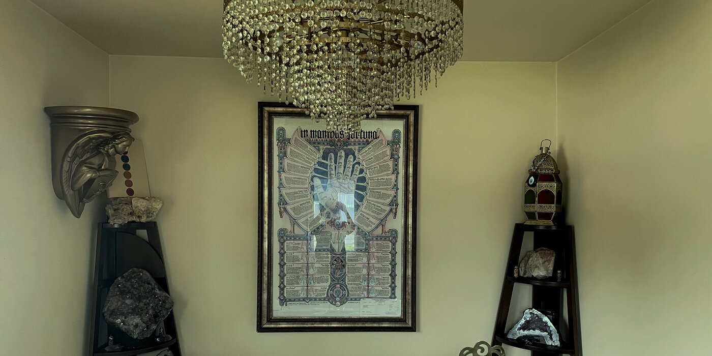 Jennifer's crystals and spiritual tools